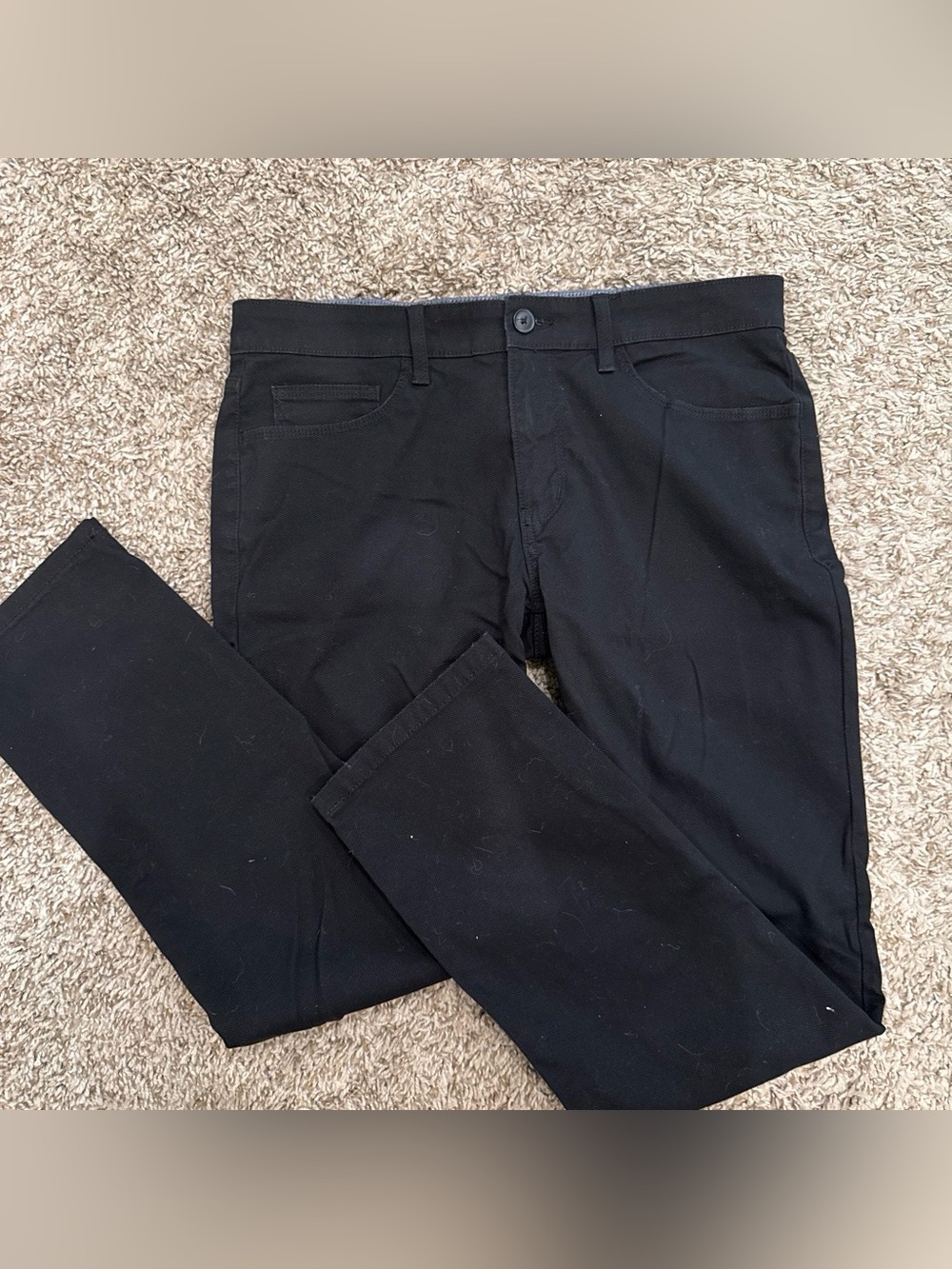 Perry Ellis Black straight leg pants